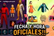 Colaboracion entre Free Fire y Juego del Calamar