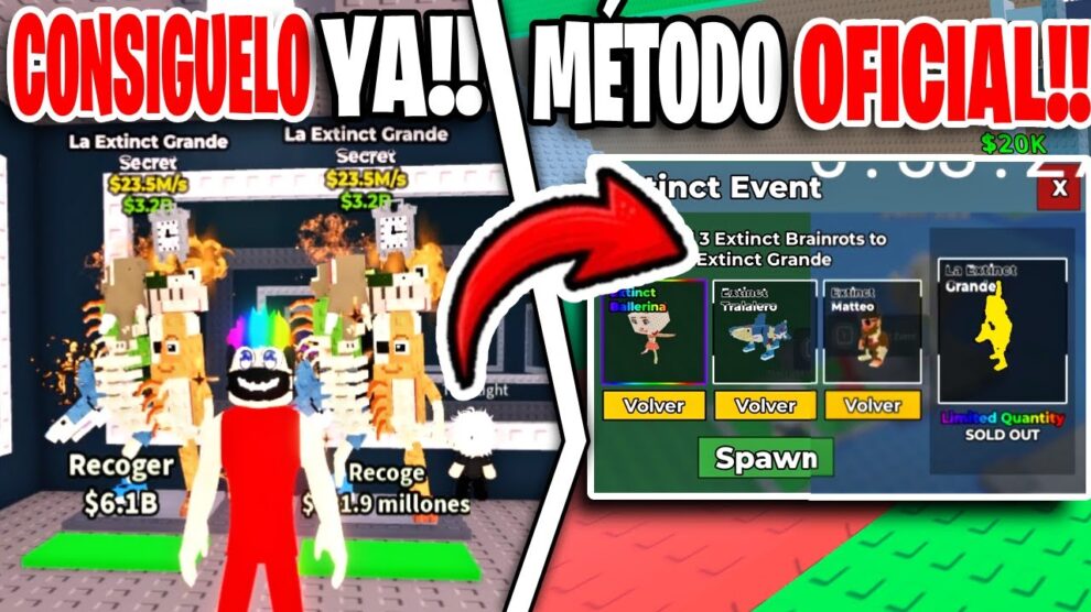 consigue a la la extinct grande en steal a brainrot