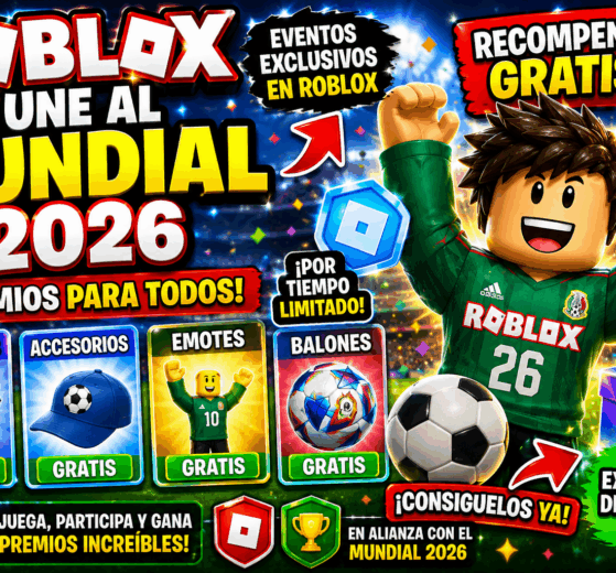 Roblox celebra el Mundial 2026: Premios, eventos y recompensas GRATIS 10 5a42d118 15d8 4fd3 a980 29087d94faf6