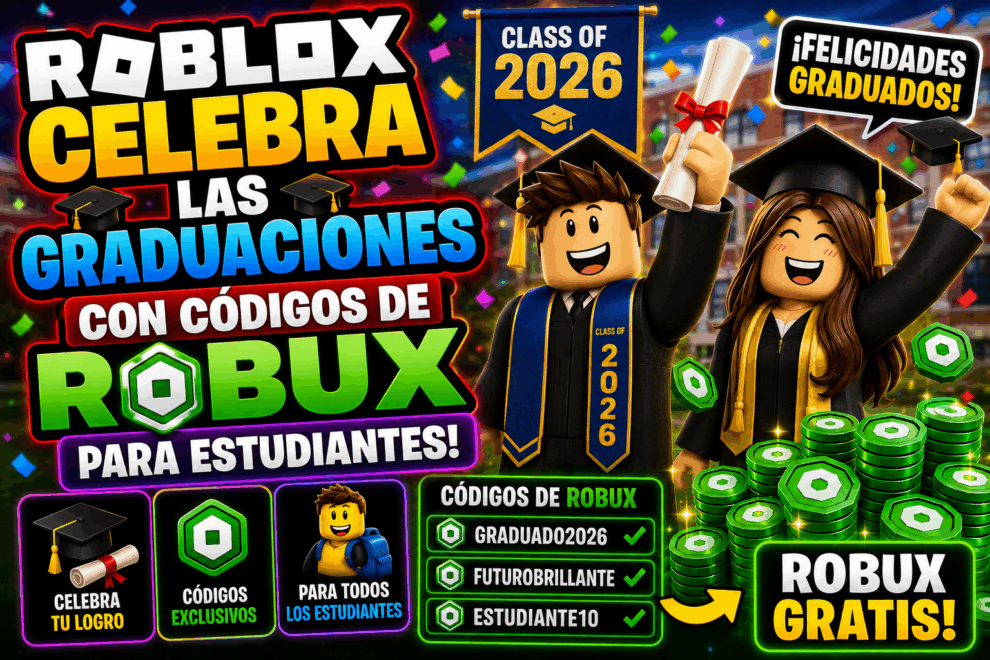 Roblox celebra las graduaciones con códigos de Robux para estudiantes 7 ChatGPT Image 18 jul 2026 16 00 40