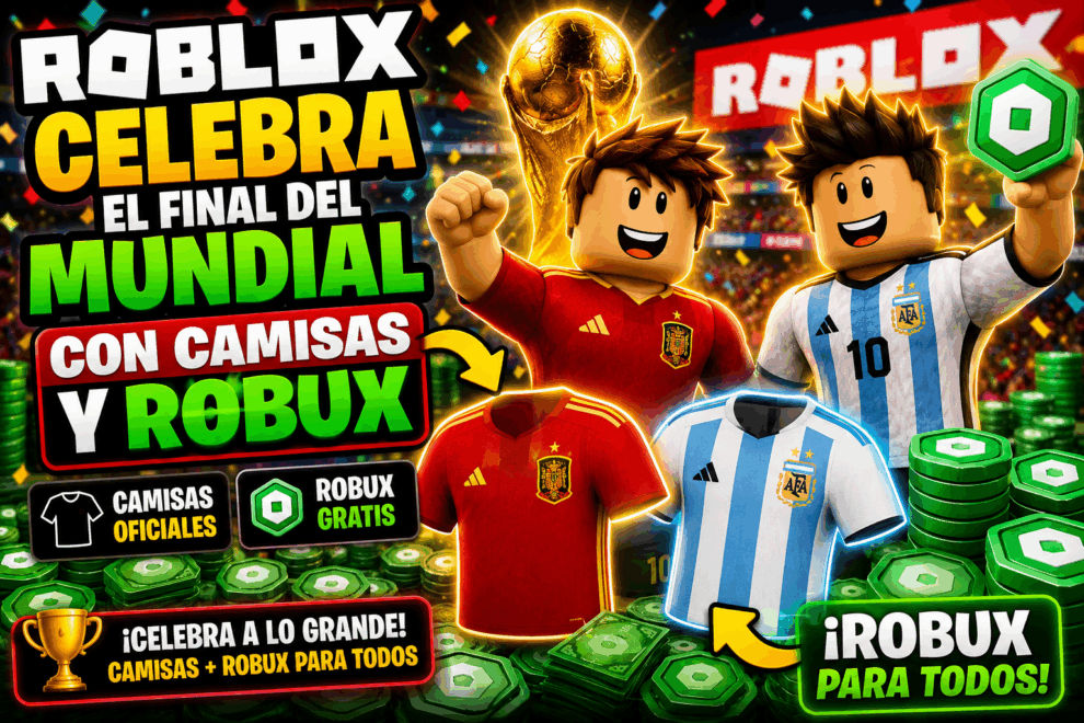 Roblox celebra el final del mundial con camisas y Robux 7 a37b91e9 e3c5 45fb 8245 7aab23c98a7e