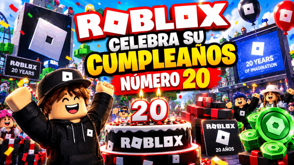 Así Roblox celebra su cumpleaños número 20 7 ChatGPT Image 21 sept 2026 17 04 47